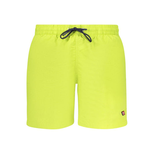 Verde Poliammide Men Swim Boxer