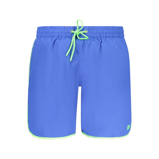 Blu Poliammide Men's Swim Boxer
