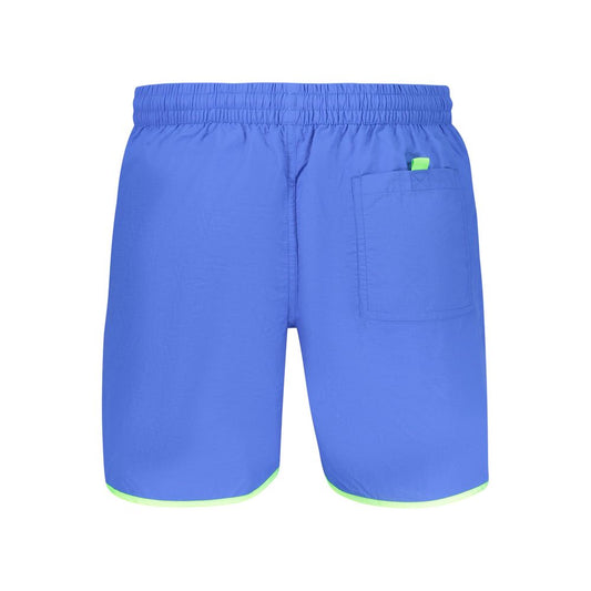 Blu Poliammide Men's Swim Boxer