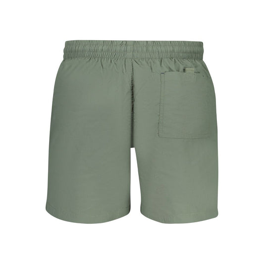 Verde Poliammide Men Swim Boxer