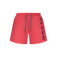 Red Nylon Men's Swim Trunk
