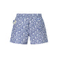 Blu Polyester Men's Swim Boxer