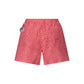 Red Polyester Men's Swim Boxer