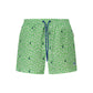 Verde Polyester Men Swim Boxer
