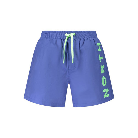 Blue Cotton Swimwear