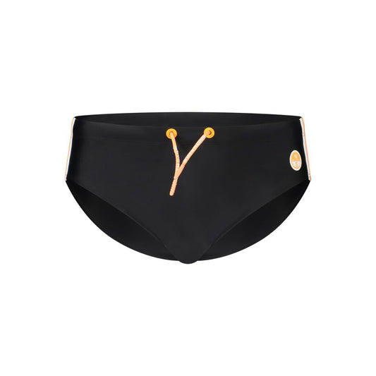 Nero Poliammide Men Swim Brief