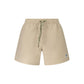 Beige Nylon Men's Swim Trunk