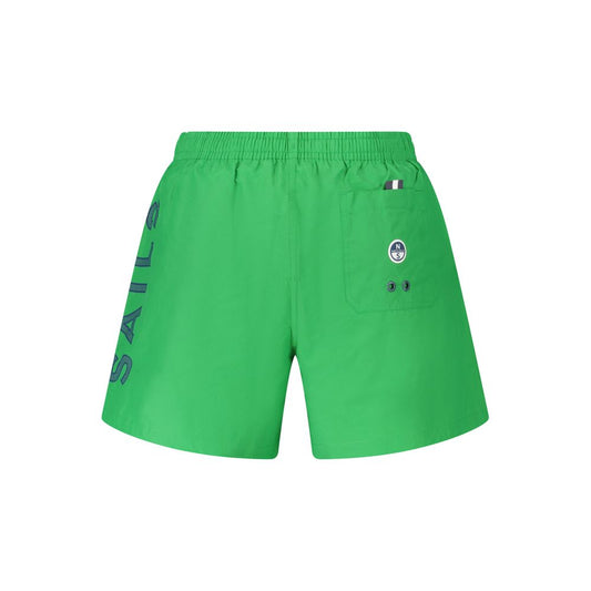 Verde Nylon Men Swim Trunk