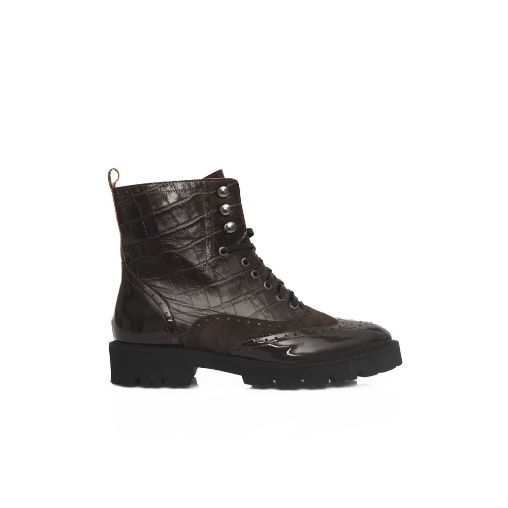 Brown Cowhide Women's Boot