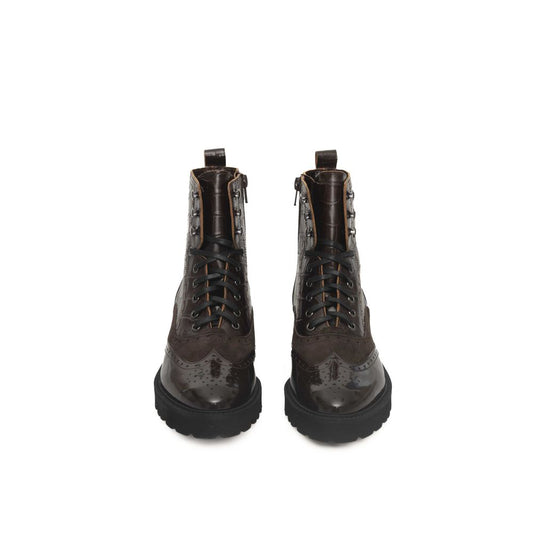 Brown Cowhide Women's Boot