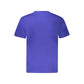 Blue Cotton Men T-Shirt