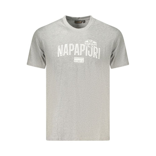 Grigio Cotton Men T-Shirt