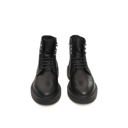 Black Calfskin Boot