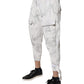 White Camouflage Cargo Jogger Sweatpants Pants