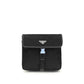 Black Recycled Polyamide Shoulder Bag