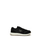 Black Recycled Polyamide Athletic Sneakers