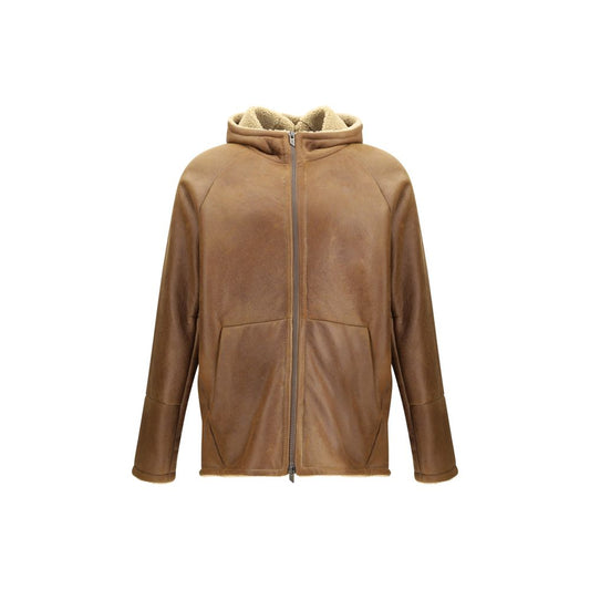 Brown Leather Coat