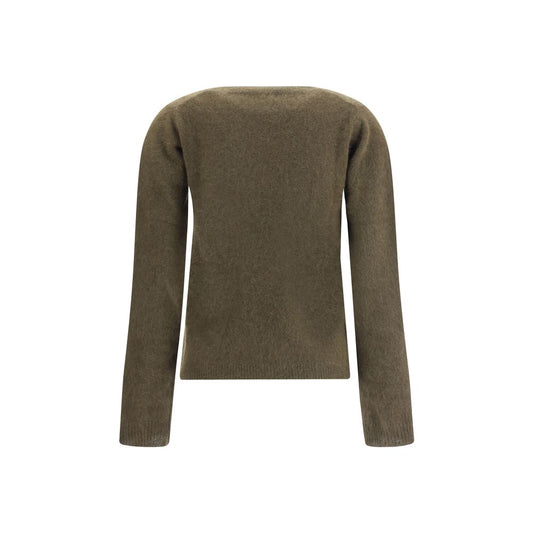 Green Raccoon Fur Sweatshirt