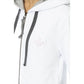 White Cotton Women Sweatshirt Top