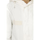 White Cotton Women Parka