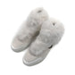 White Cotton Women Sneaker
