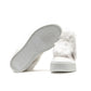 White Cotton Women Sneaker