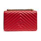 Red Leather Love One Mini Shoulder Bag