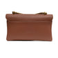 Brown Leather Love Boucle Riga Shoulder Bag