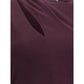Purple Silk Cocktail Dress