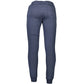 Blue Cotton Men's Trousers