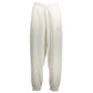 White Cotton Women's Sweatpant