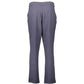 Blue Cotton Women's Trouser