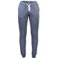 Blue Cotton Men's Trouser