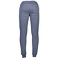 Blue Cotton Men's Trouser