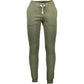 Green Cotton Men's Trouser