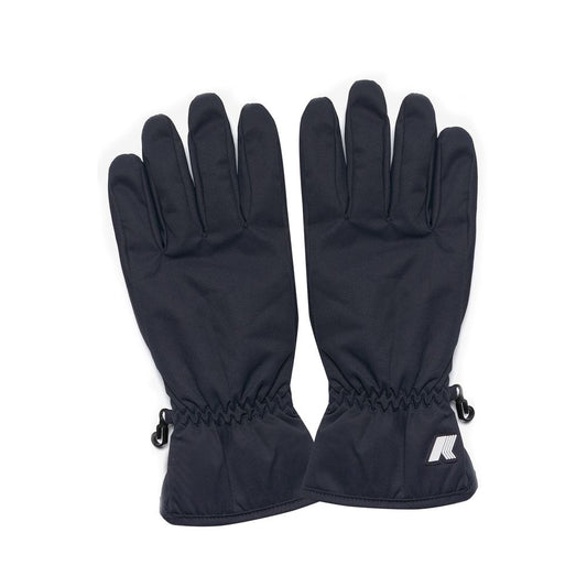 Blu Polyester Men Glove