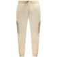 Beige Cotton Men's Jogger Trouser
