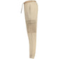Beige Cotton Men's Jogger Trouser