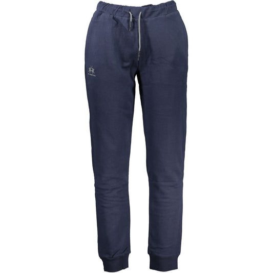 Blue Cotton Men's Sweatpant