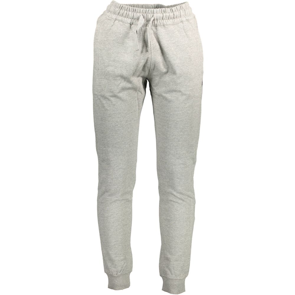 Gray Cotton Men's Trousers