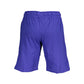 Blue Cotton Men's Bermuda Shorts