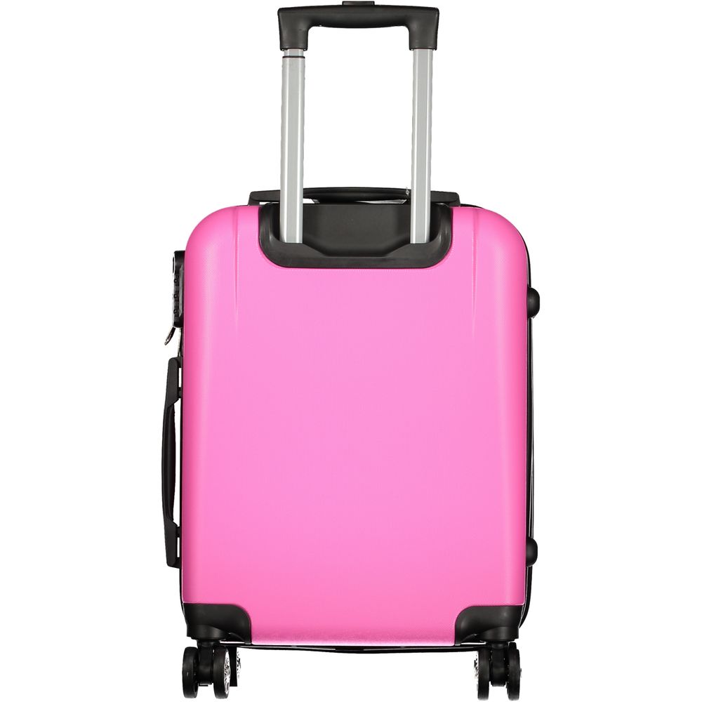 Rosa Poliuretano Woman Travel Bag