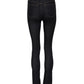 Blue Cotton High Waist Skinny Denim Jeans