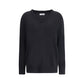 Black Wool Sweatshirt