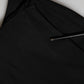Black Viscose Halter Off Shoulder Cropped Top