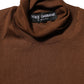 Brown Cashmere Turtle Neck Pullover Sweater