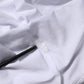 White Cotton V-Neck Short Sleeves T-Shirt