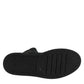Black Alpaca Wool Suede Mid Calf Boots Shoes