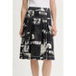 Black Cotton Women's Skirt