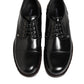 Black Leather Studded Men Formal Derby Shoes